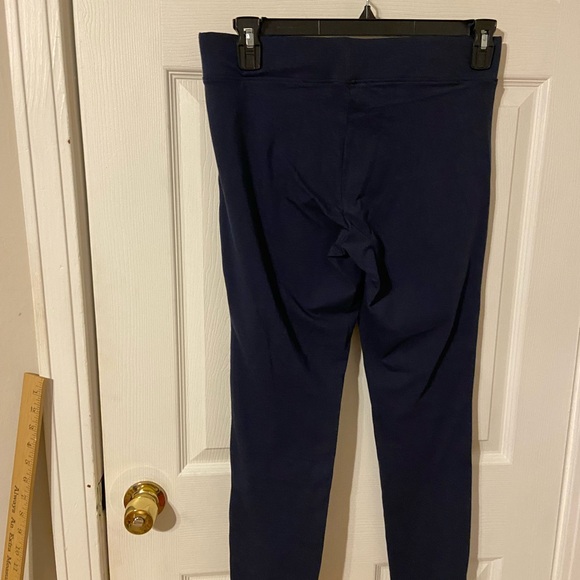 Utopia By Hue Navy Blue Leggings - Picture 2 of 5